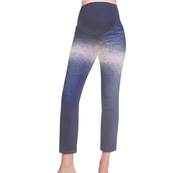 S.O.N.G. Maternity Curvy Slim Fit Denim Jeans M/XL - Picture 1 of 13